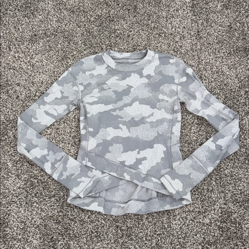 Lululemon Close to Crossing Long Sleeve Shirt *Rulu Heritage Speckle Camo Jacqua
